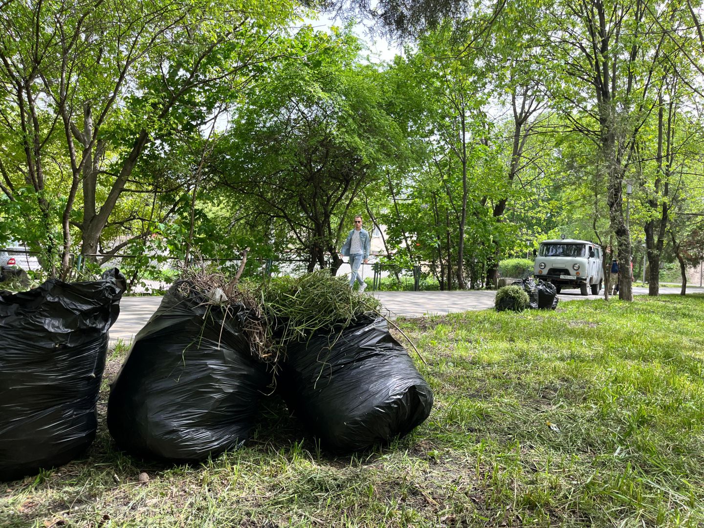 Больше тонны мусора собрали на субботниках в Предгорье
